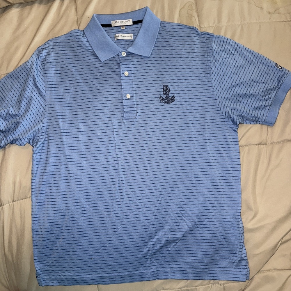 Vintage - Lyle & Scott - St Andrews / Old Course Golf Polo Size‎ Large 4870